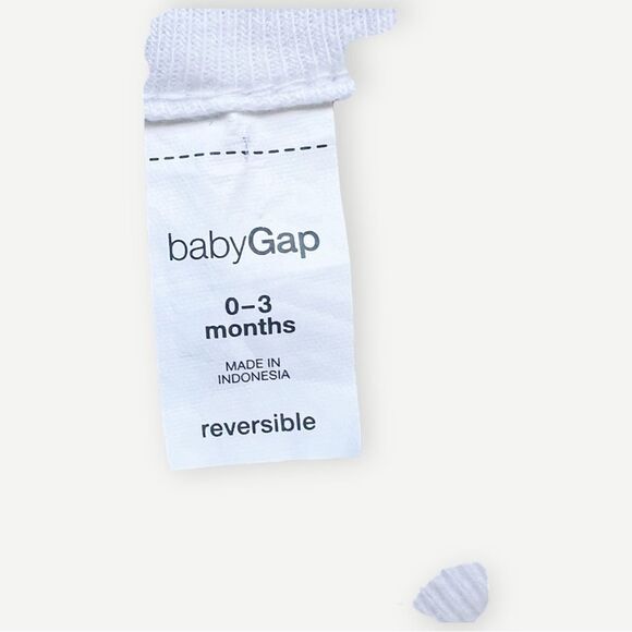 Baby Gap Reversible Long Sleeve Button Up Cotton Cardigan Sweater. 0-3 Months. - Picture 6 of 7